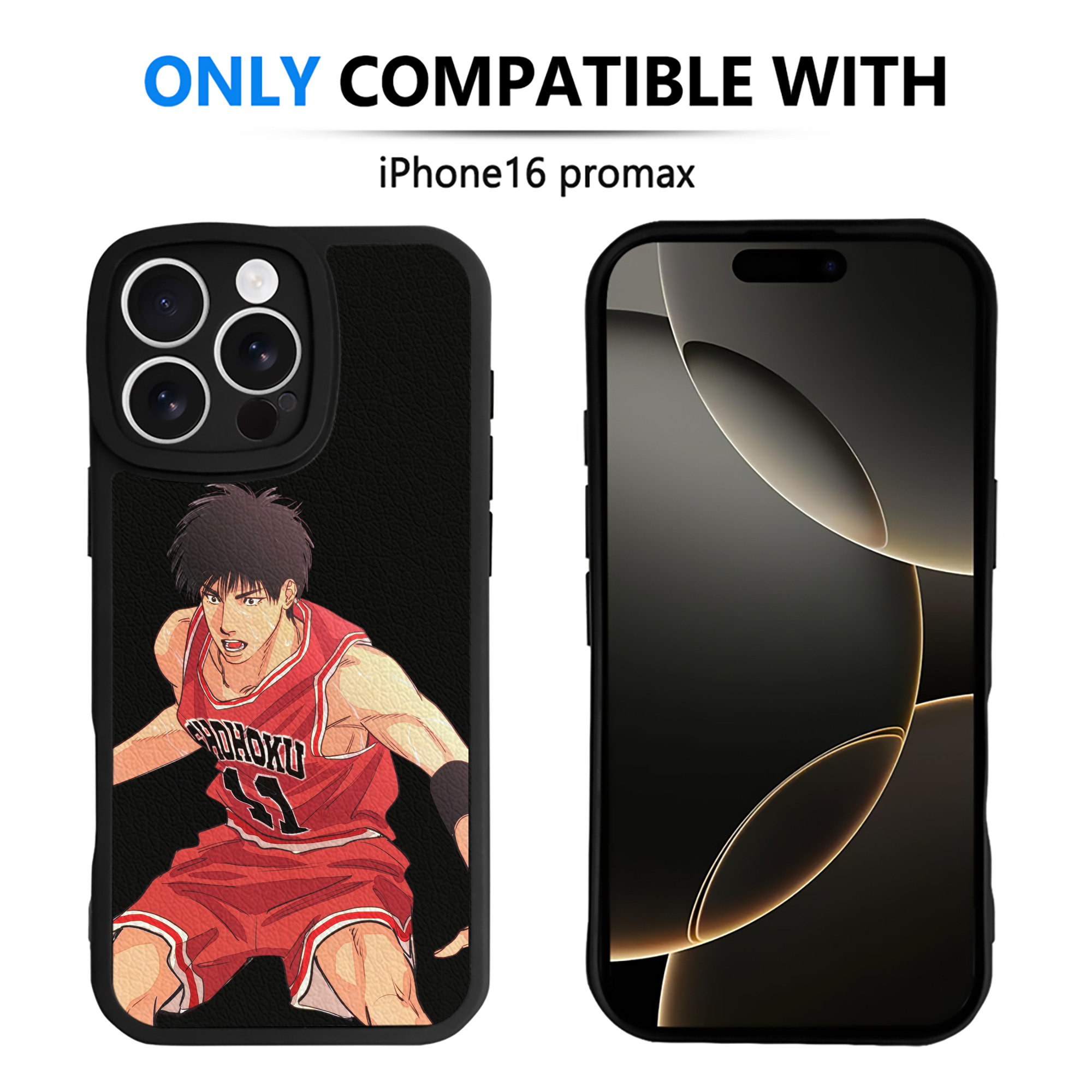 （画像用） SLAM DUNK／スラムダンク 【iPhone 16シリーズ対応】シリコンスマホケース（レザー調） 材質：シリコン